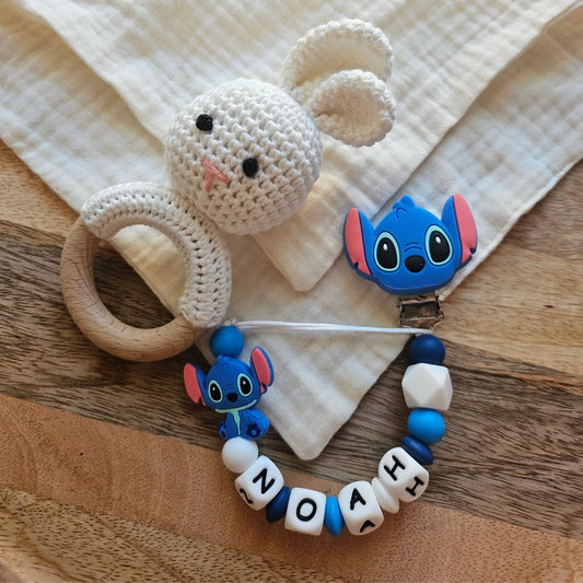 attache tétine Stitch Féerie Sisters